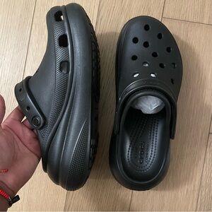 CROCS Classic Black Clog Mules